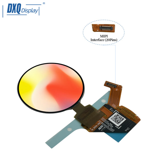 1.2 inch AMOLED Display 390x390 Circular LCD Modules for Smart Watch