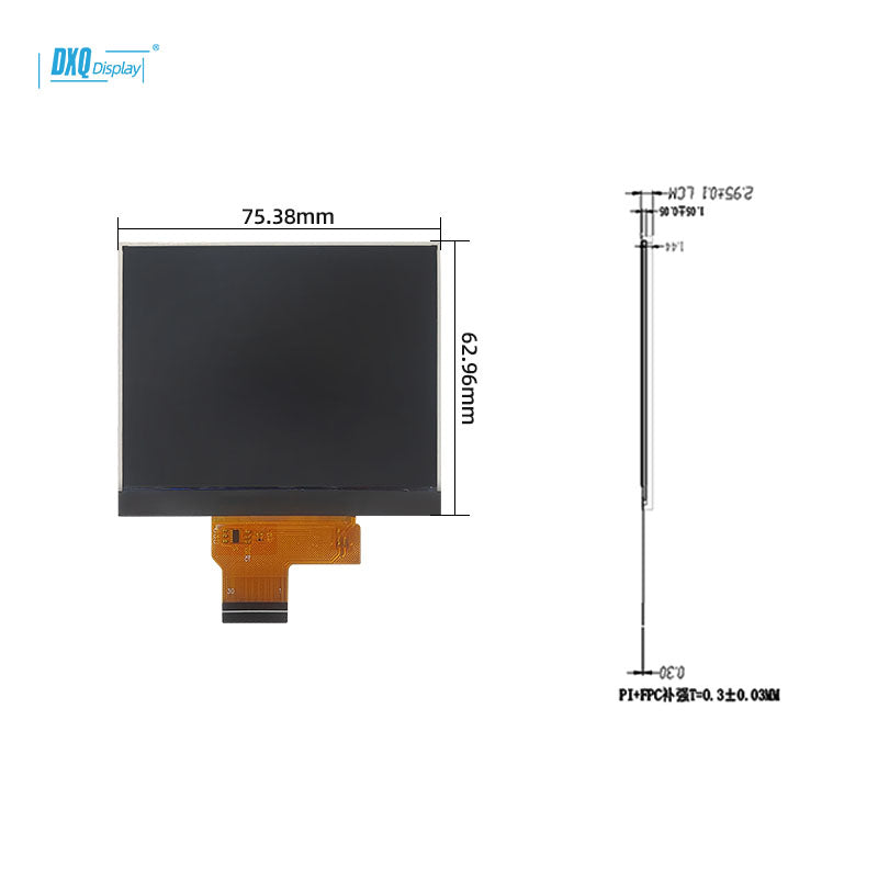640X480 3.45 Inch TFT LCD Display for Handheld Devices