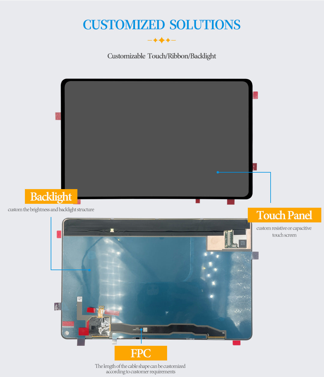 2560x1536 11 Inch AMOLED OLED Display Screen IPS 51pins MIPI OLED Screen for Medical Devices Tablet PC