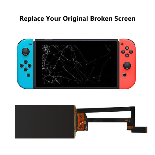 DXQ 1080x1920 7 Original Replacement LCD Screen for Nintendo Switch Game Console LCD Screen 7 Inch AMOLED Display