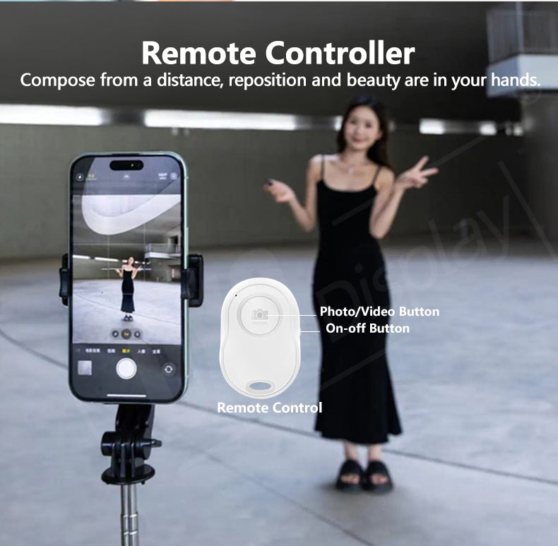 Magnetic Cell Phone Vlog Self Timer Monitor Screen Wireless Using Rear osCamera Monitor