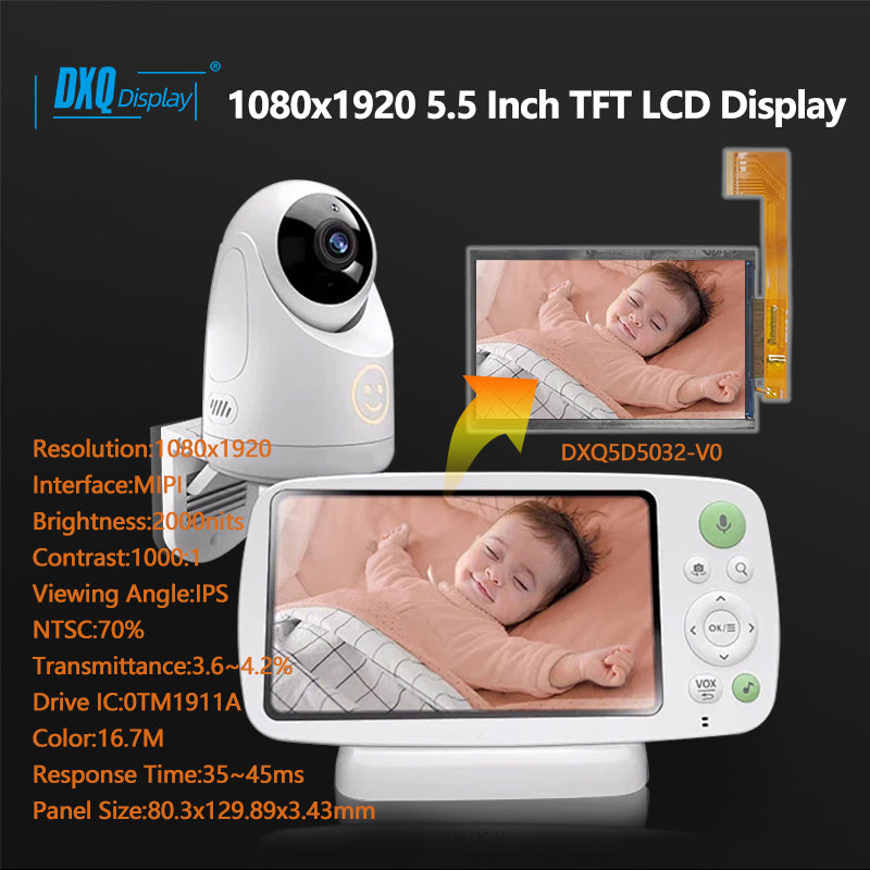 1080x1920 5.5 Inch TFT LCD Display for Monitors