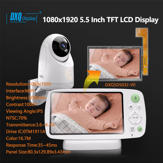 1080x1920 5.5 Inch TFT LCD Display for Monitors
