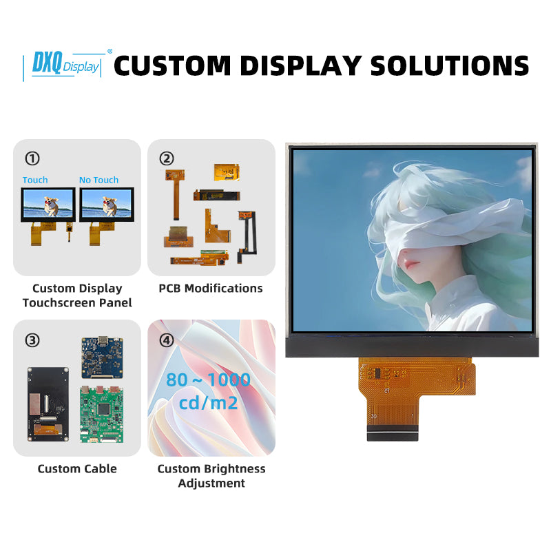 640X480 3.45 Inch TFT LCD Display for Handheld Devices