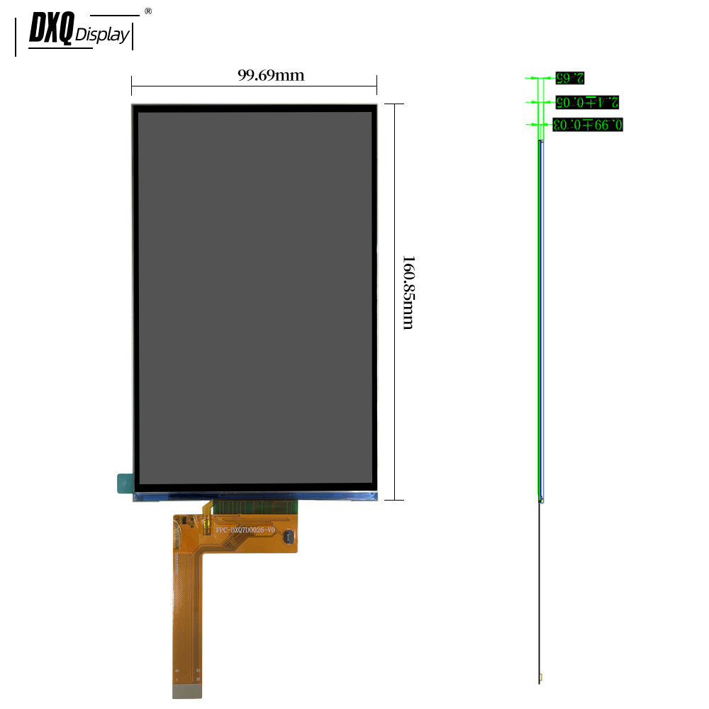 7 inch 800x1280 TFT Touch LCD Display for Game Console
