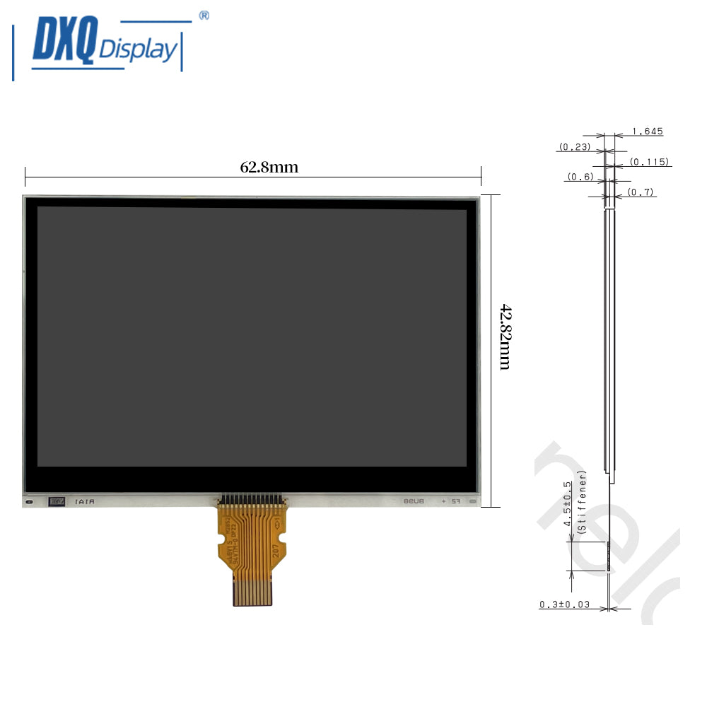 DXQ 400x240 2.7 Inch Monochrome Display Sunlight Readable MONO LCD Screen for 3D Printer