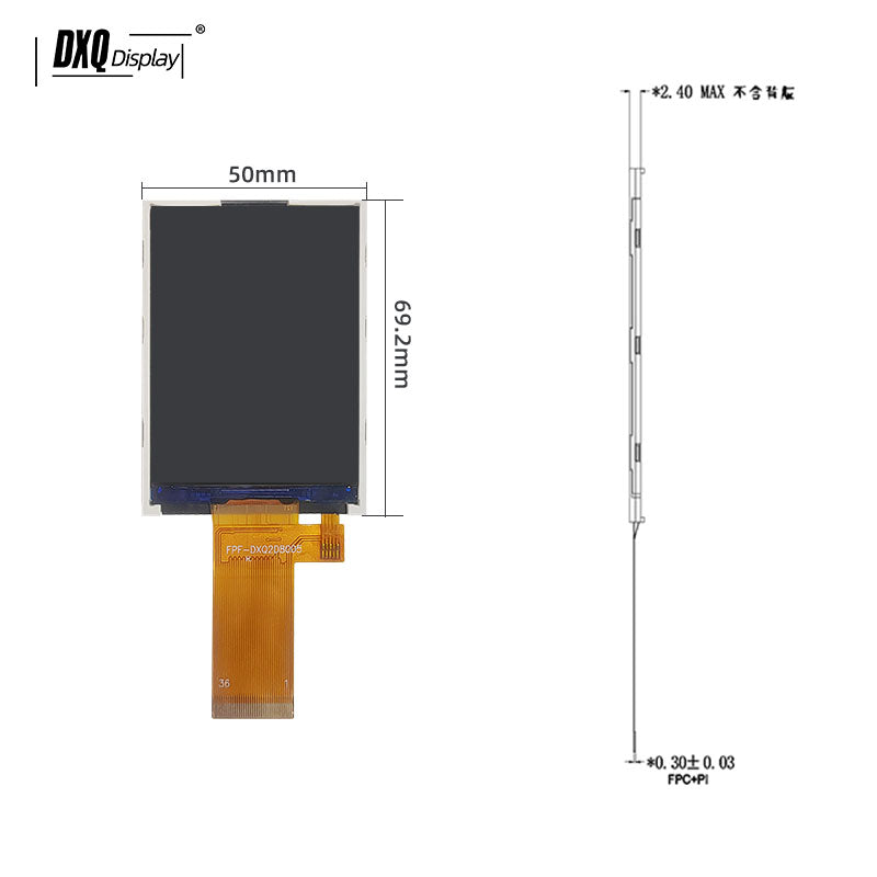 240x320 2.8 Inch TFT LCD Display for Hanheld Devices