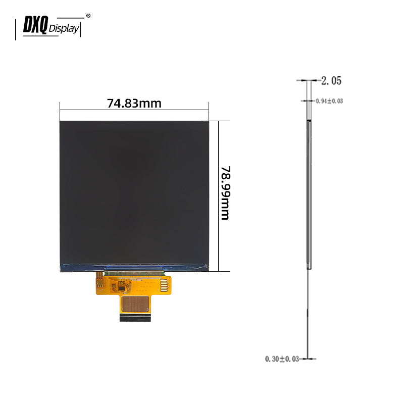 720x720 3.95 Inch Square TFT LCD Display for Smart Home