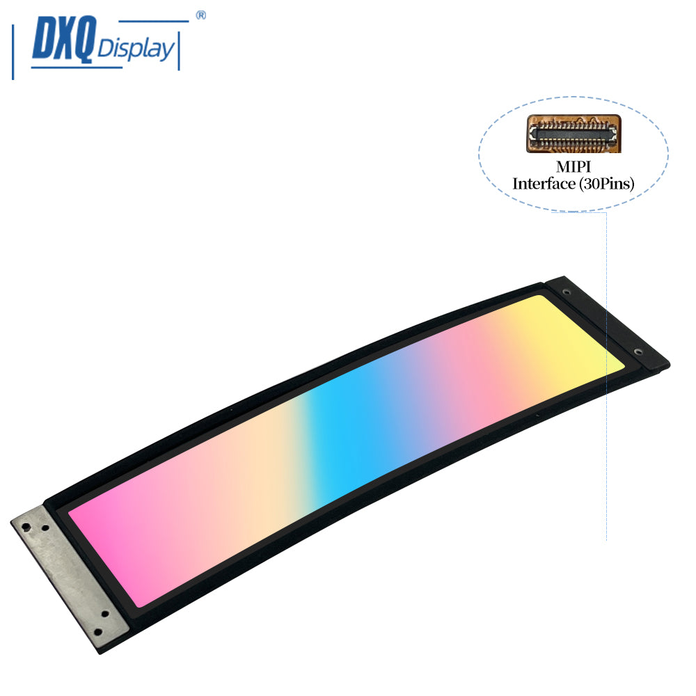 192x960 Wearable 4 Inch Flexible Amoled Display with Touch