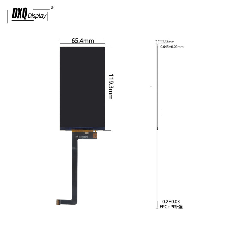 720x1280 5 Inch TFT LCD Display for Game Console