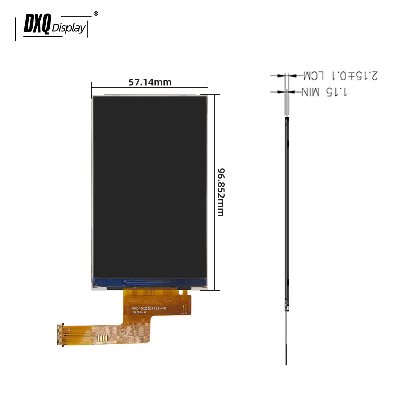 480x800 3.97 Inch TFT LCD Display for POS Terminal