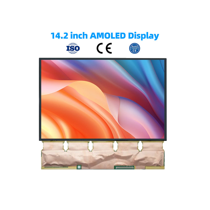 2650x1392 14.2 Inch AMOLED Display with Control Board I2C 600nits Flexible OLED Screen