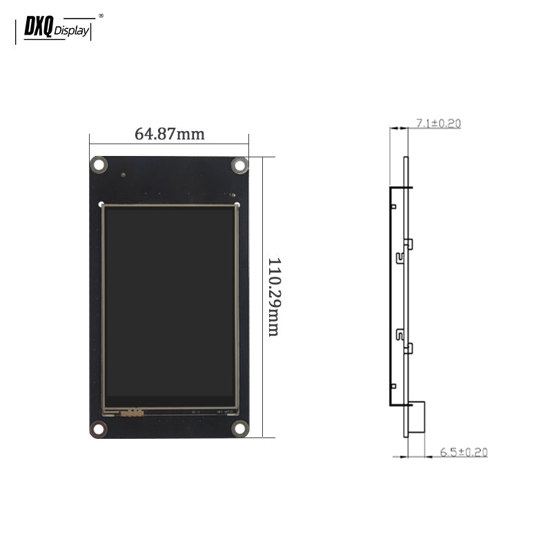 320x480 IPS 3.5 Inch Touch Screen TFT LCD Display with PCB Board