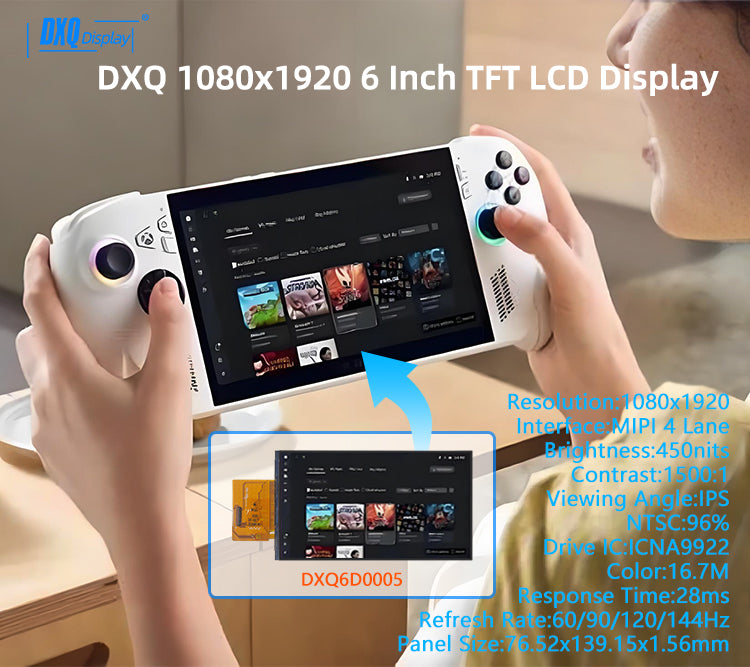 6 Inch Display Monitor DXQ 1080x1920 6 Inch TFT LCD Display – DXQ LCD Display