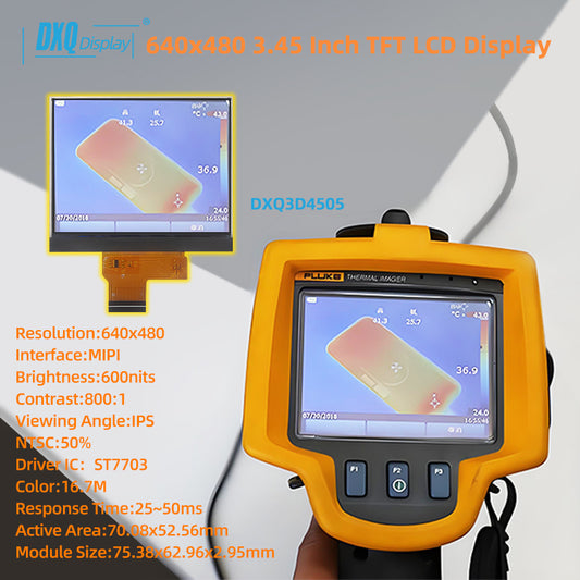 640X480 3.45 Inch TFT LCD Display for Handheld Devices